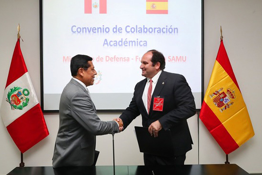 Acuerdo España-Perú sobre capacitación de médicos para emergencias