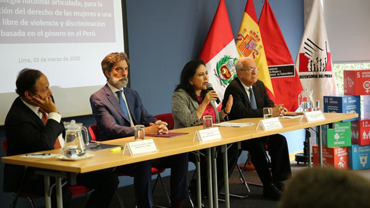 AECID y el Ministerio de la Mujer de Perú presentan un proyecto conjunto